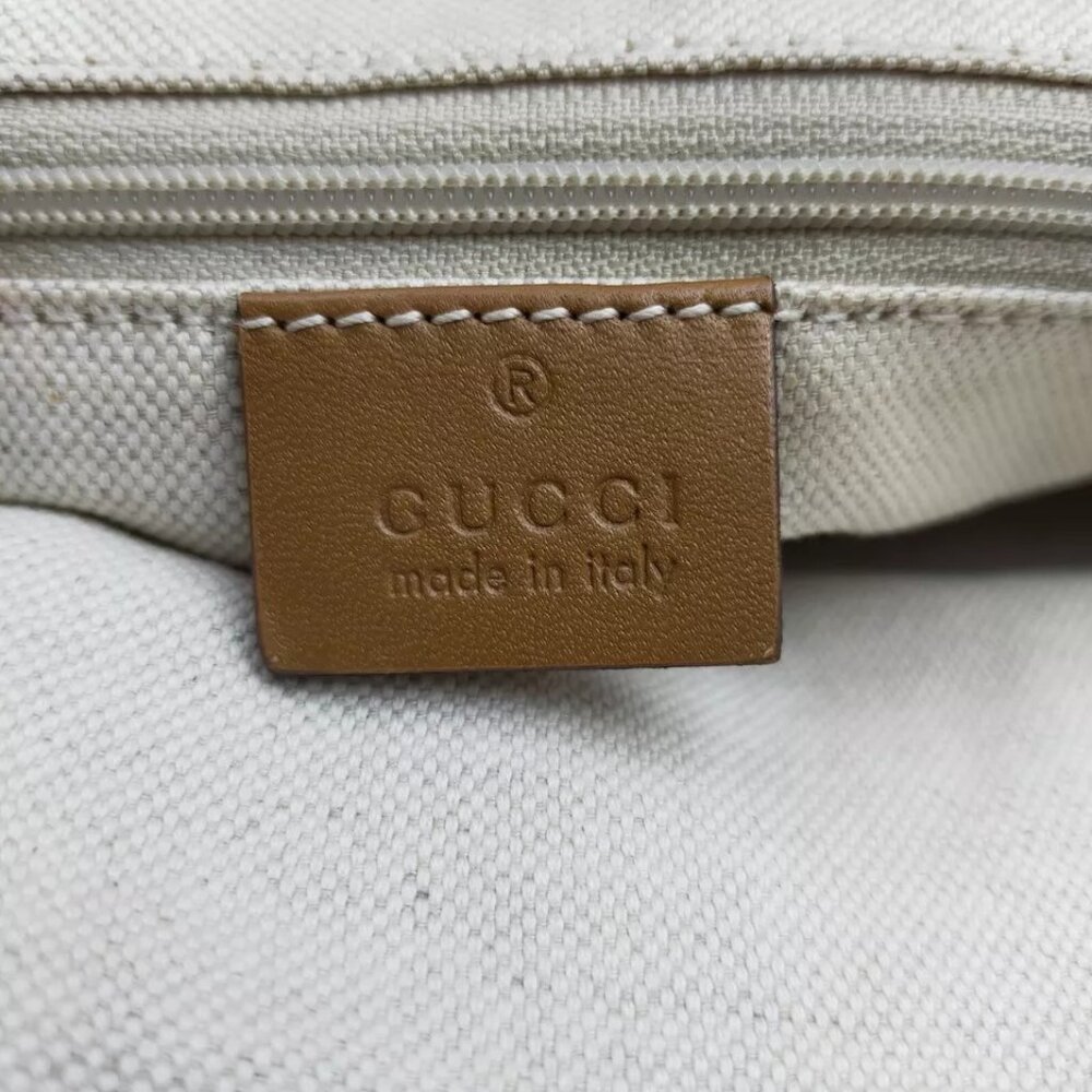 Gucci Shoulder Bag Brown Leather and Canvas 1936216 - Picture 8 of 10